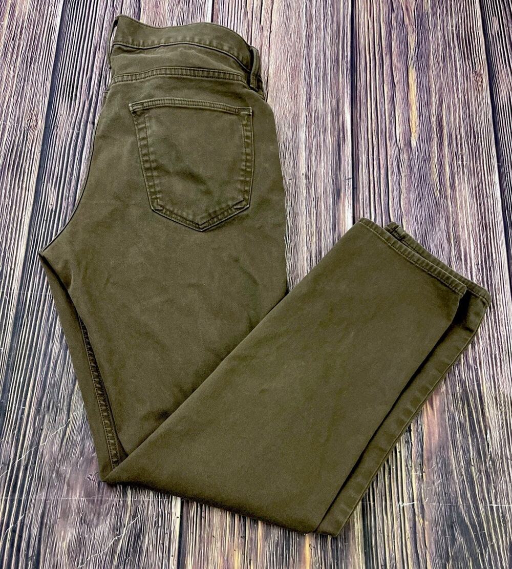 Banana Republic Traveler Slim Fit Brown Jeans Men's Sz 32x30 (Actual 32x30)